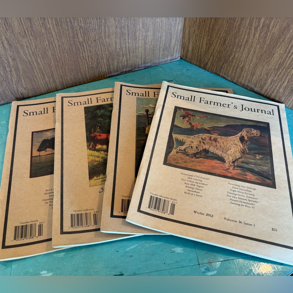 Complete 2012 set Small Farmer’s Journals